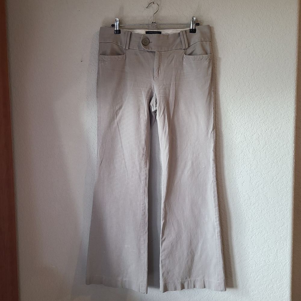 Banana Republic Women's Khaki Wide-Leg Capris